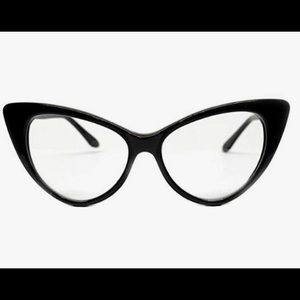 Cat eye glasses (clear frames) non prescription